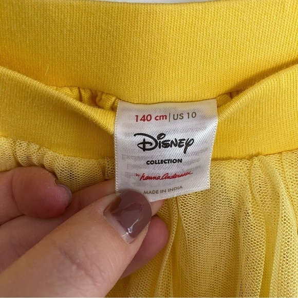 Hanna Andersson X Disney Princess Repunzel Embroidered Yellow Tulle Skirt 10 - Picture 8 of 9
